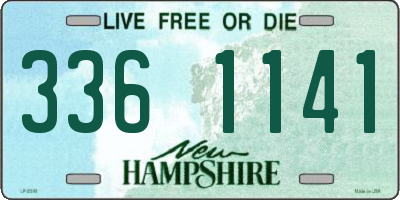 NH license plate 3361141