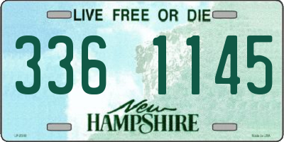 NH license plate 3361145