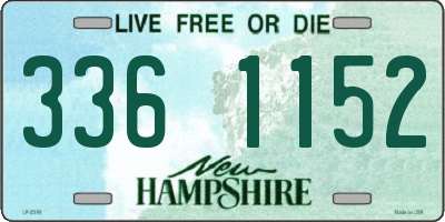 NH license plate 3361152