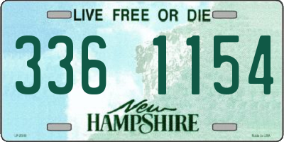 NH license plate 3361154
