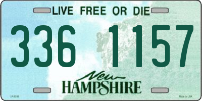 NH license plate 3361157