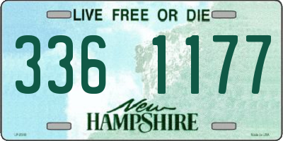 NH license plate 3361177