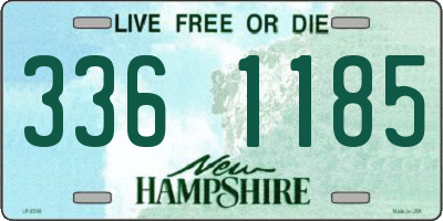 NH license plate 3361185