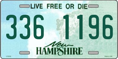 NH license plate 3361196