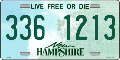 NH license plate 3361213