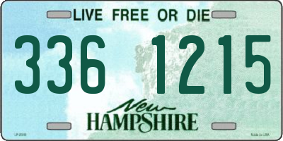 NH license plate 3361215