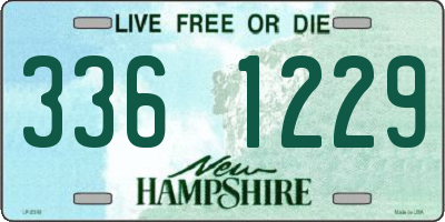 NH license plate 3361229
