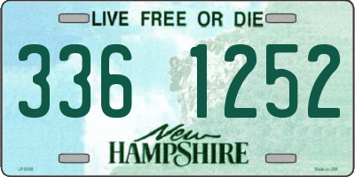 NH license plate 3361252