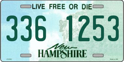 NH license plate 3361253