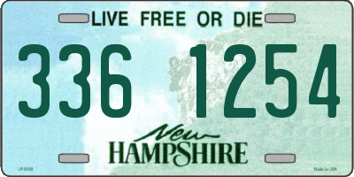 NH license plate 3361254