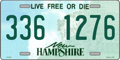 NH license plate 3361276