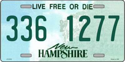NH license plate 3361277