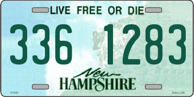NH license plate 3361283