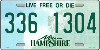 NH license plate 3361304