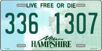 NH license plate 3361307