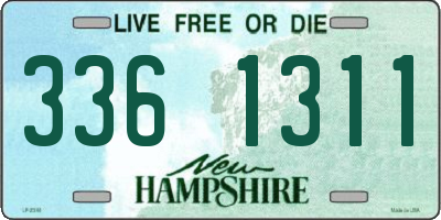 NH license plate 3361311