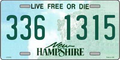 NH license plate 3361315