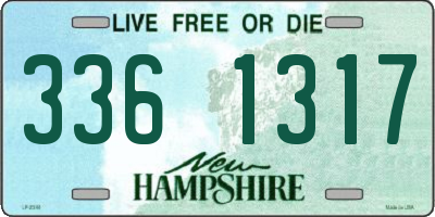 NH license plate 3361317