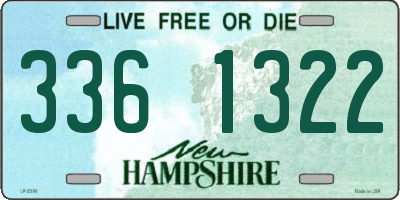 NH license plate 3361322