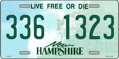 NH license plate 3361323