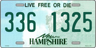NH license plate 3361325