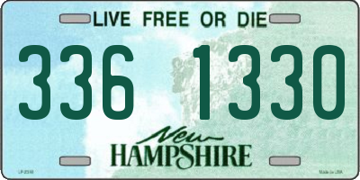 NH license plate 3361330
