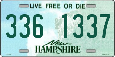 NH license plate 3361337