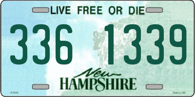 NH license plate 3361339
