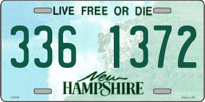 NH license plate 3361372