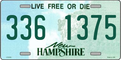 NH license plate 3361375
