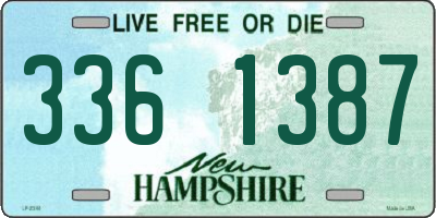 NH license plate 3361387