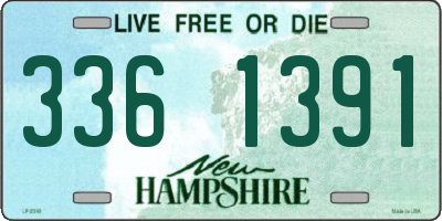 NH license plate 3361391
