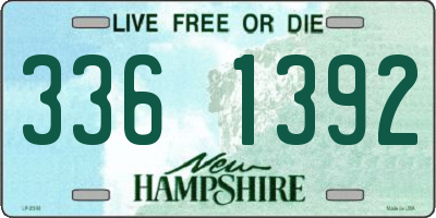 NH license plate 3361392