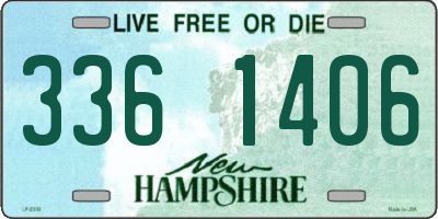 NH license plate 3361406