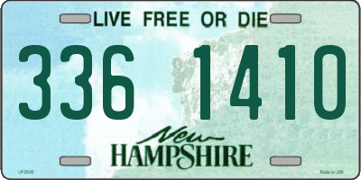 NH license plate 3361410