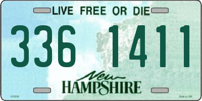 NH license plate 3361411