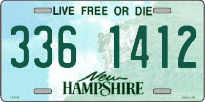 NH license plate 3361412