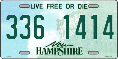NH license plate 3361414
