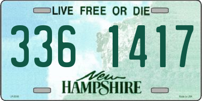 NH license plate 3361417