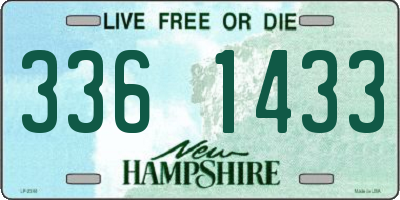 NH license plate 3361433