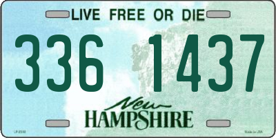 NH license plate 3361437