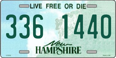 NH license plate 3361440