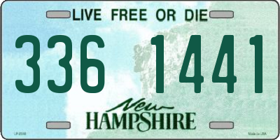 NH license plate 3361441