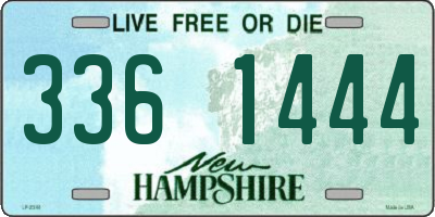 NH license plate 3361444