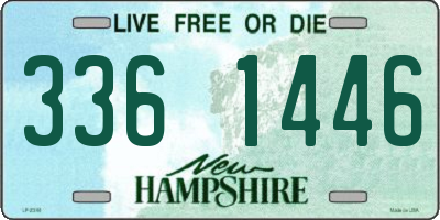 NH license plate 3361446