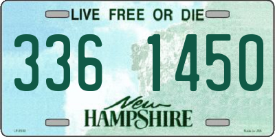 NH license plate 3361450