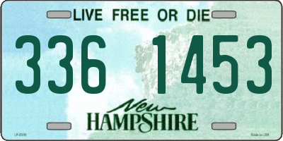 NH license plate 3361453