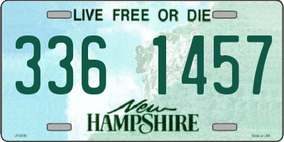 NH license plate 3361457