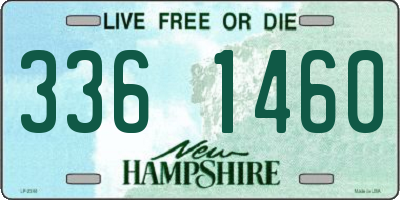 NH license plate 3361460