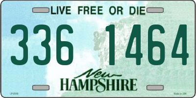 NH license plate 3361464